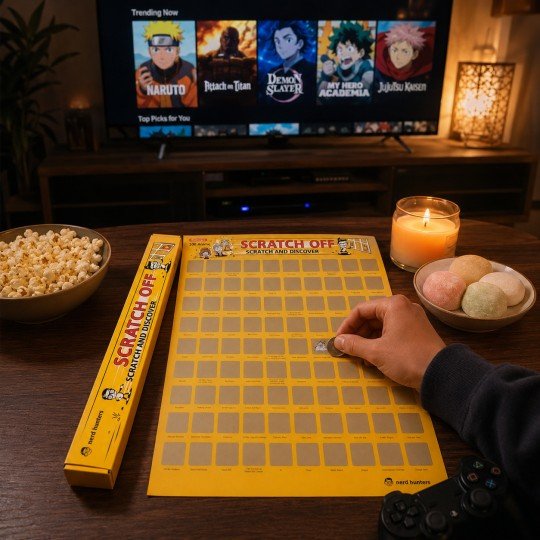 Scratch Off 100 Anime - A2 Scratch Poster with 100 Iconic Anime, photo 8