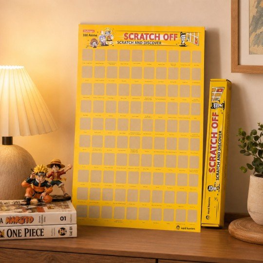Scratch Off 100 Anime - A2 Scratch Poster with 100 Iconic Anime, photo 9