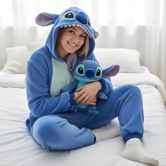Kigurumi Onesie Pyjama Costume Lilo & Stitch, photo 4