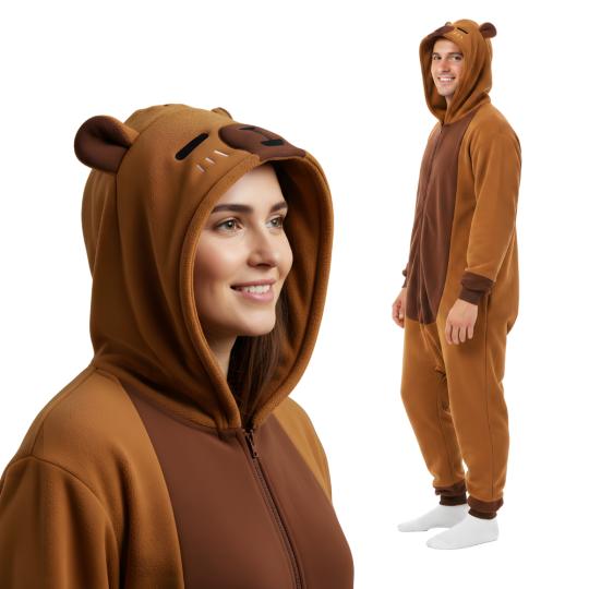 Piżama Onesie Kigurumi Kostium Przebranie Kapibara