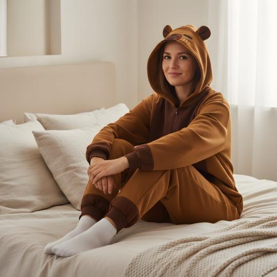 Piżama Onesie Kigurumi Kostium Przebranie Kapibara, zdjęcie 6