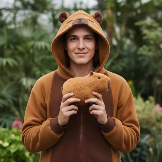 Piżama Onesie Kigurumi Kostium Przebranie Kapibara, zdjęcie 8