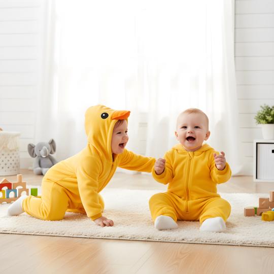 Onesie Sleepsuit Pyjama Costume Duck Baby, photo 3
