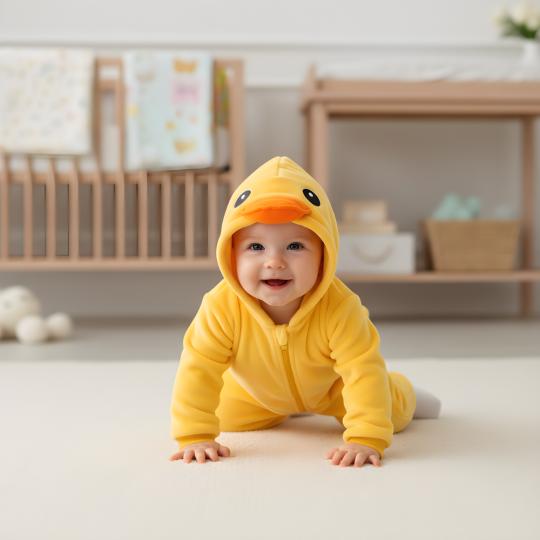 Onesie Sleepsuit Pyjama Costume Duck Baby, photo 6