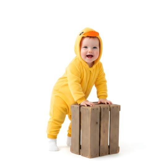 Piżama Onesie Przebranie Śpiochy Kaczka Niemowlę, zdjęcie 4