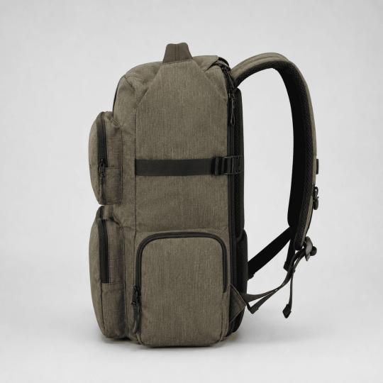 Premium Two-Compartment Urban School Backpack Army Green 35x44x17 cm, photo 6