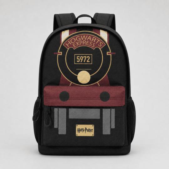 Harry Potter Express School and Work Backpack, Spacious 31x44x18 cm, photo 3