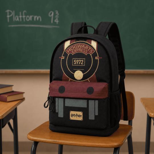 Harry Potter Express School and Work Backpack, Spacious 31x44x18 cm, photo 9