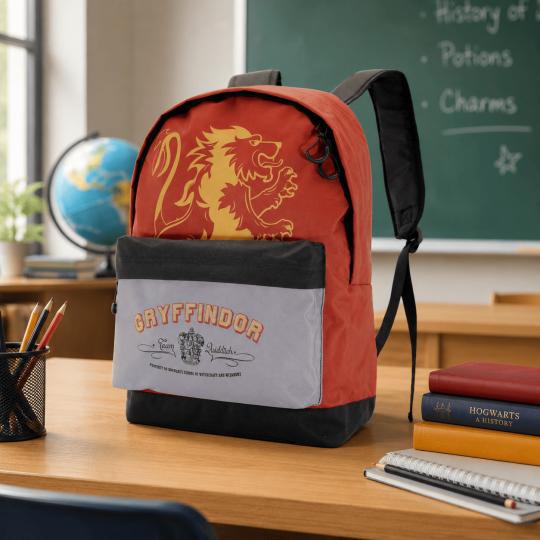 Harry Potter Gryffindor School Backpack, Spacious and Durable, 41x30x18 cm, photo 8