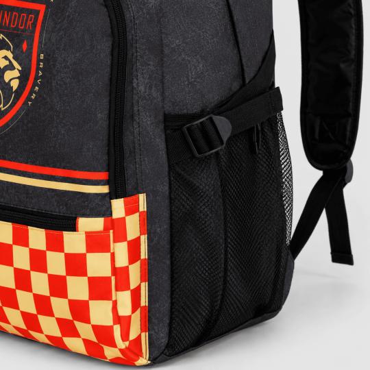 Harry Potter Gryffindor Black Two-Compartment School Backpack 31x44x18cm, photo 4