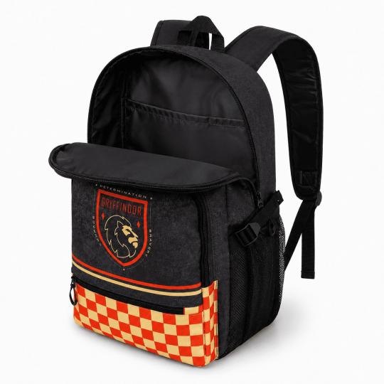 Harry Potter Gryffindor Black Two-Compartment School Backpack 31x44x18cm, photo 5