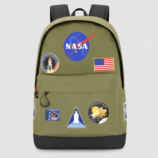NASA Infinity Khaki Two-Compartment School Backpack 30x43x18cm, photo 3