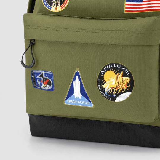 NASA Infinity Khaki Two-Compartment School Backpack 30x43x18cm, photo 5