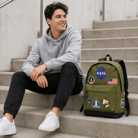 NASA Infinity Khaki Two-Compartment School Backpack 30x43x18cm, photo 9