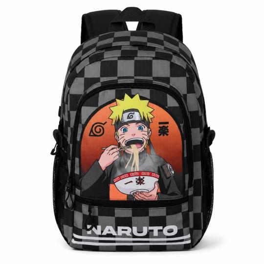 Two-Compartment School Backpack Naruto Ichiraku Black 44x31x18 cm, photo 2