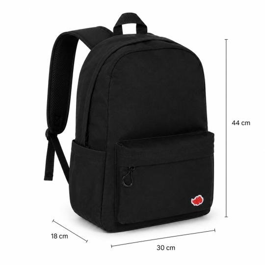 Two-Compartment School Backpack Space Invaders Black, photo 5