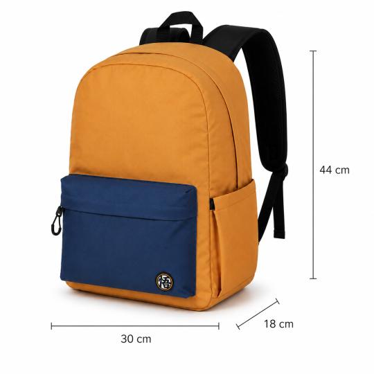 Two-Compartment School Backpack Dragon Ball Orange 30x18x44 cm, photo 5