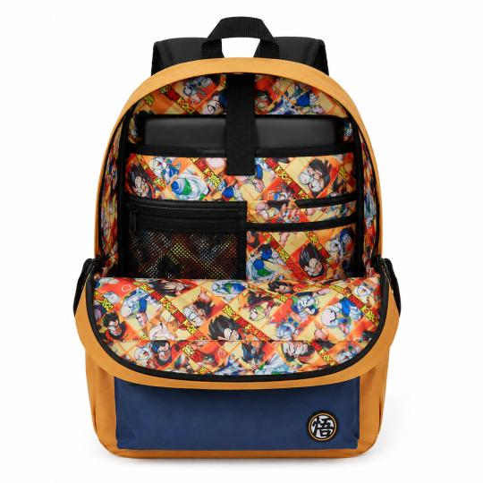Two-Compartment School Backpack Dragon Ball Orange 30x18x44 cm, photo 7