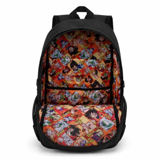 Two-Compartment School Backpack Dragon Ball Fight Pro Orange 18x31x44 cm, photo 7