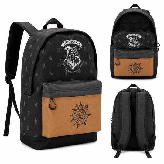 Harry Potter Hogwarts Collage Two-Compartment School Backpack