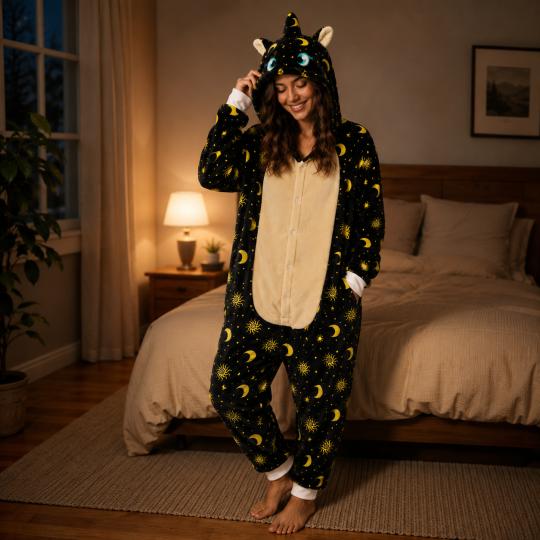 Piżama Onesie Kigurumi Kostium Pegaz Słońce i Księżyc, zdjęcie 9