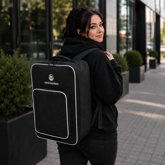 Black Nerd Hunters Board Game Backpack, photo 3