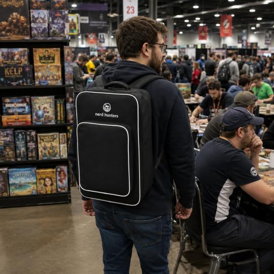 Black Nerd Hunters Board Game Backpack, photo 7