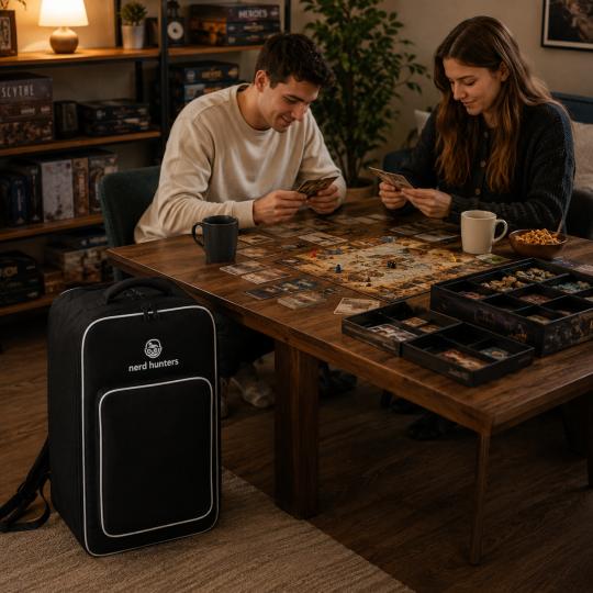 Black Nerd Hunters Board Game Backpack, photo 8