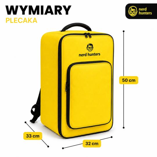 Yellow Board Game Backpack from Nerd Hunters, photo 7