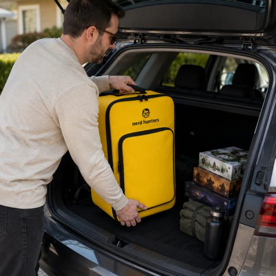 Yellow Board Game Backpack from Nerd Hunters, photo 8
