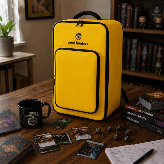 Yellow Board Game Backpack from Nerd Hunters, photo 9