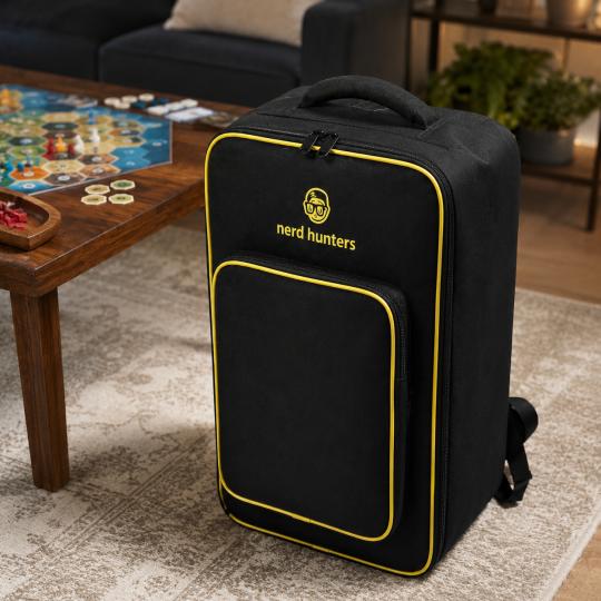 Black Nerd Hunters Board Game Backpack, photo 3