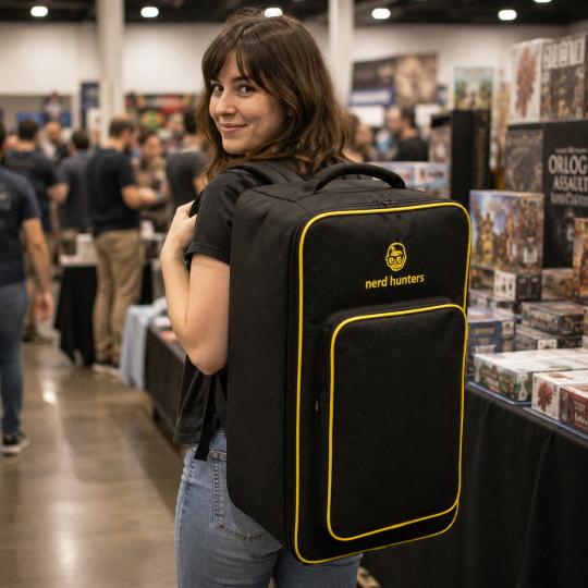 Black Nerd Hunters Board Game Backpack, photo 7