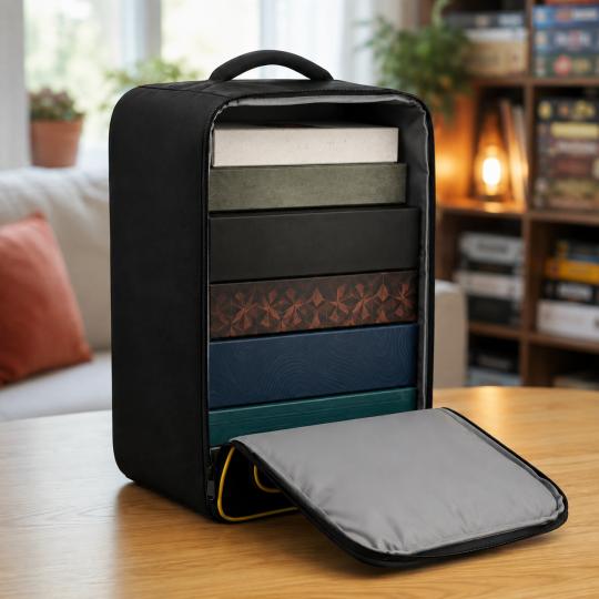 Black Nerd Hunters Board Game Backpack, photo 4