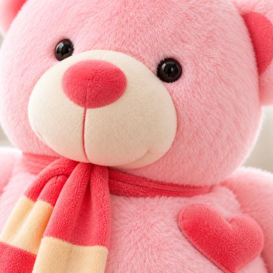 Large Plush Mascot Pillow Toy Pink Bear 120 cm, photo 2