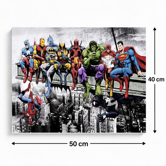 PAINT BY NUMBERS Paintings - Heroes on the Ramp 50x40 cm, photo 3