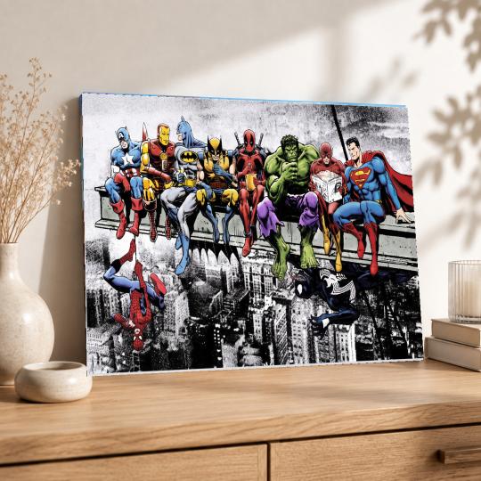 PAINT BY NUMBERS Paintings - Heroes on the Ramp 50x40 cm, photo 8