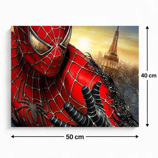PAINT BY NUMBERS WITH FRAME Paintings - Spider-Man 50x40 cm, photo 3