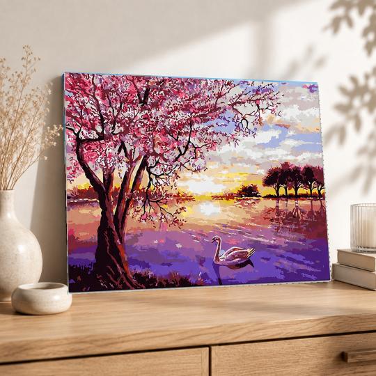 PAINT BY NUMBERS WITH FRAME Paintings - Landscape 50x40 cm, photo 8