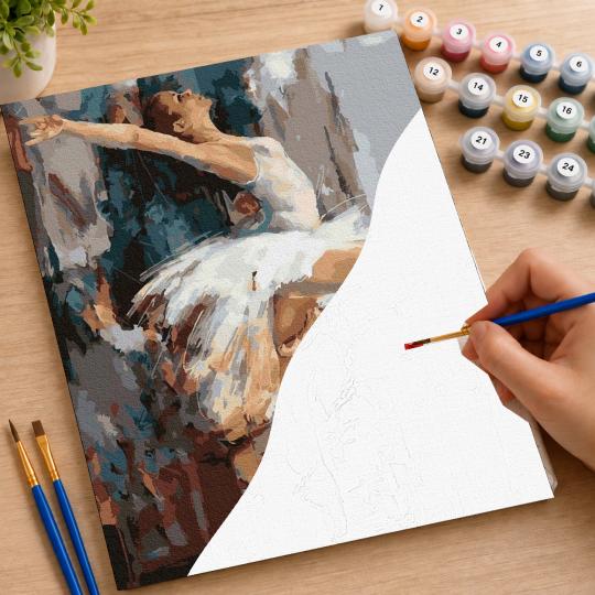 PAINT BY NUMBERS Paintings - Ballerina Dance of the Soul 40x50 cm, photo 7