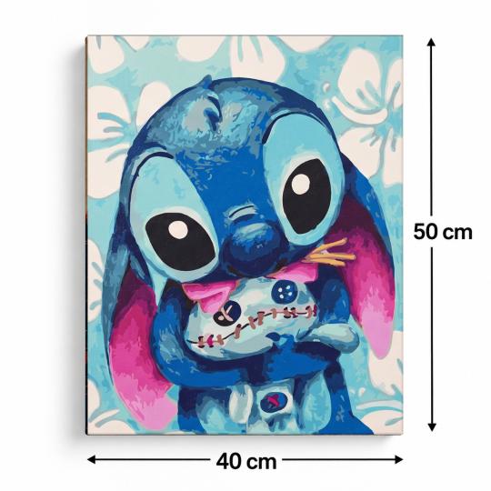 PAINT BY NUMBERS WITH FRAME Paintings - Disney Stitch 40x50 cm, photo 3