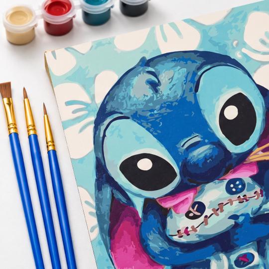 PAINT BY NUMBERS WITH FRAME Paintings - Disney Stitch 40x50 cm, photo 5