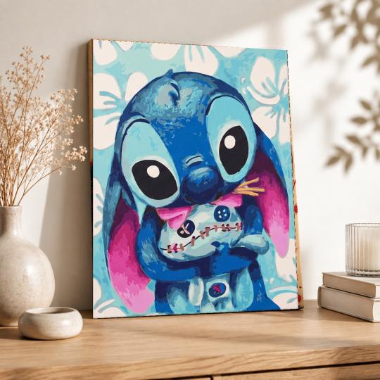 PAINT BY NUMBERS WITH FRAME Paintings - Disney Stitch 40x50 cm, photo 8