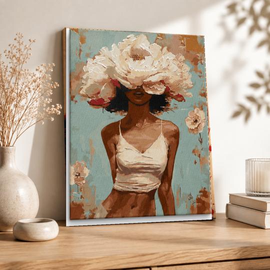 Paint by Numbers with Frame - Blooming Beauty 40x50 cm, photo 8