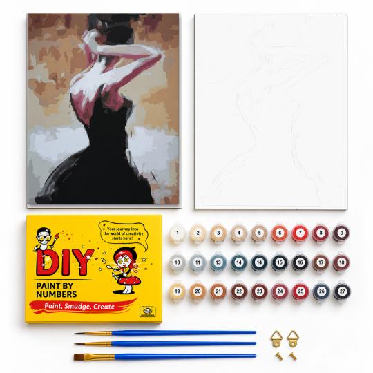 Paint by Numbers with Frame - The Art of Dance 40x50 cm, photo 2