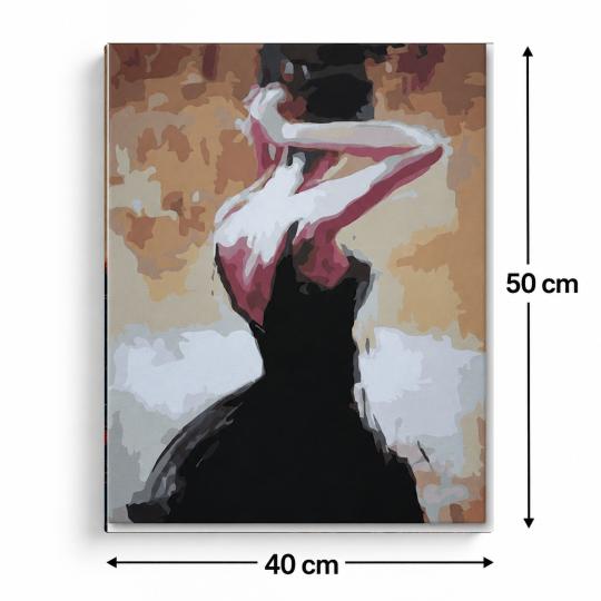 Paint by Numbers with Frame - The Art of Dance 40x50 cm, photo 3