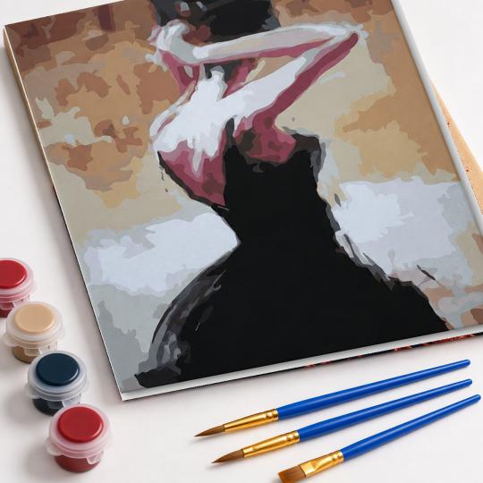 Paint by Numbers with Frame - The Art of Dance 40x50 cm, photo 4