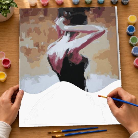 Paint by Numbers with Frame - The Art of Dance 40x50 cm, photo 6