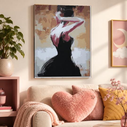 Paint by Numbers with Frame - The Art of Dance 40x50 cm, photo 9