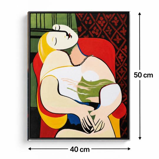 MALOWANIE PO NUMERACH Z RAMĄ Obrazy do malowania - Kobieta Kubizm 40x50 cm, zdjęcie 3